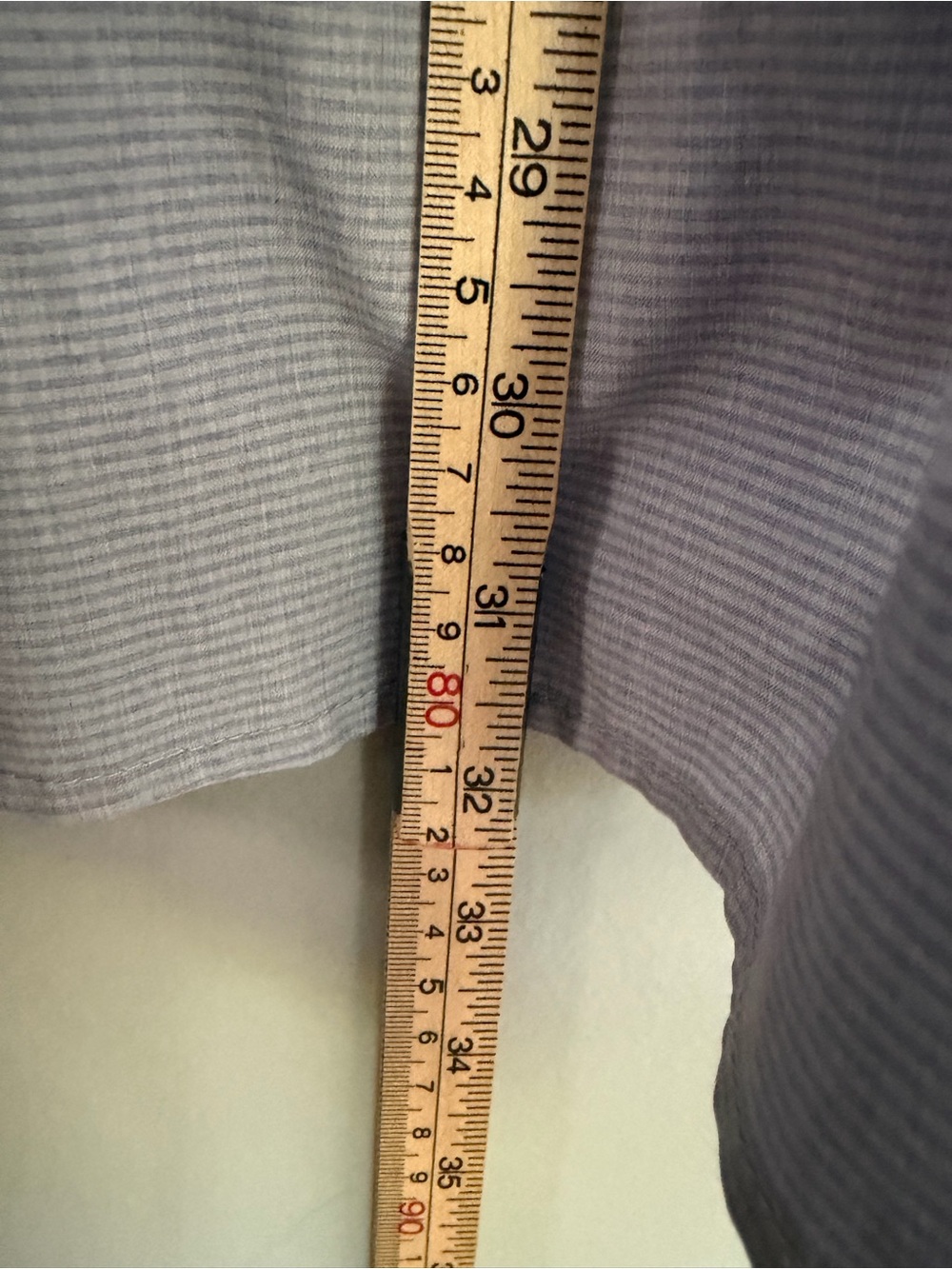 Duluth Trading Co UPF Tunic Women’s XL Nine to Fine Blue Stripe Sun Protection - Picture 12 of 15